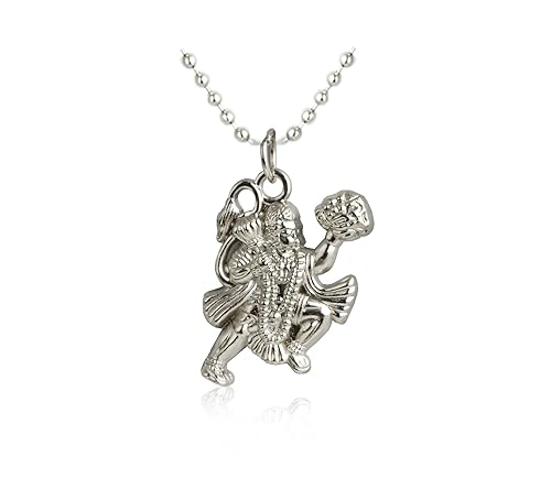 Silver Hanuman JI Pendant Locket For Men And Boys