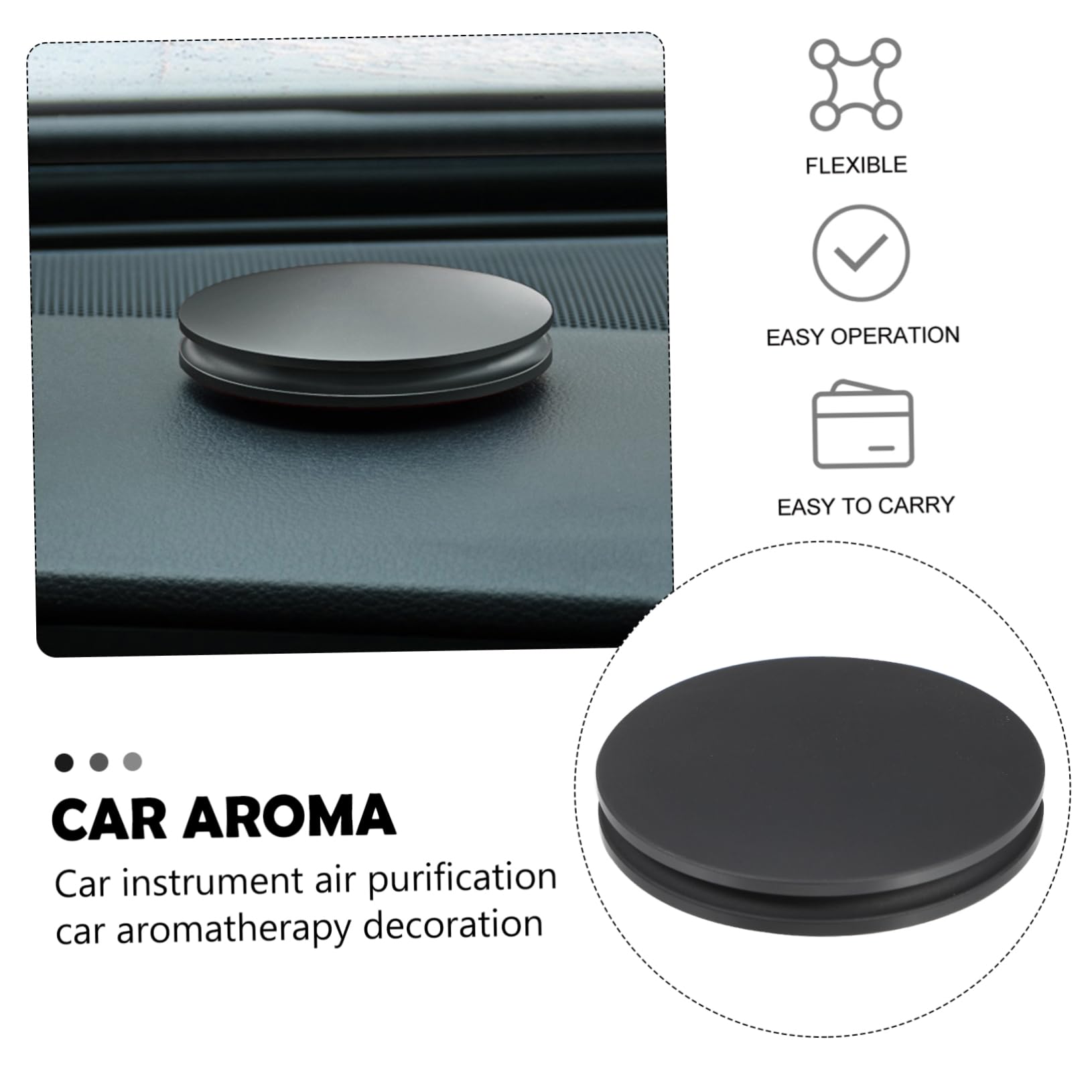 SOLUSTRE 3 Sätze Aromatherapie-Ornamente Auto car air freshener car Decor Luftverteiler automatischer Duftdiffusor automatischer Aroma-Diffusor Auto-Aromatherapie-Diffusor