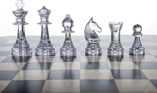 Miniatura 2 de Chess and games shop Muba Amber 6EF - Juego de ajedrez de madera hecho a mano, tablero de 21 pulgadas con ajedrez, caja de almacenamiento para