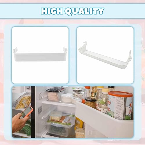 Miniatura 4 de Kojem 240338101 - Estante para puerta de refrigerador, compatible con Frigidaire o Kenmore Refrigerador de plástico ABS blanco de repuesto para