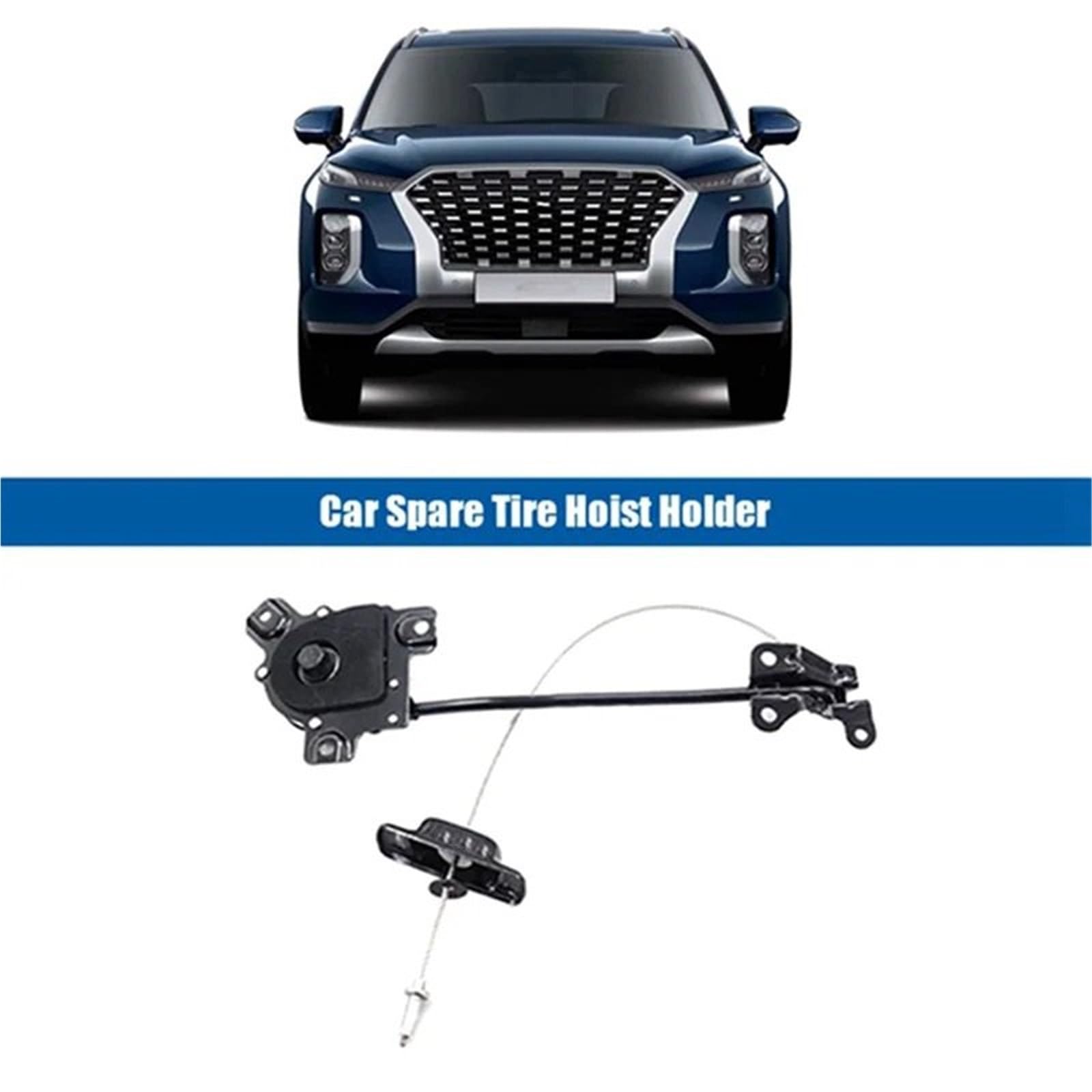 Wyciągarki Wyciągarka do koła zapasowego, uchwyt na koło zapasowe, uchwyt na koło zapasowe, pasuje do Hyundai Palisade 2020-2024 62800S8000 62800-S8000 Wyciągarka koła do opon