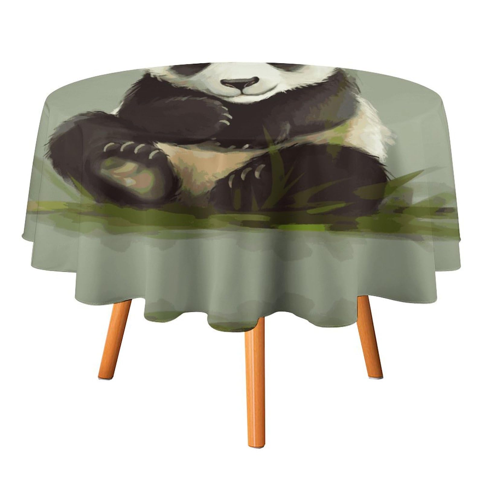 Nappes d'automne panda pour repas de mariage et fêtes de saison