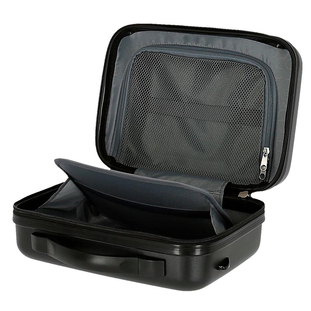 Roll Road Camboya Neceseres de viaje Negro 29x21x15 cms Rígido ABS 9,14L 0,63 kgs