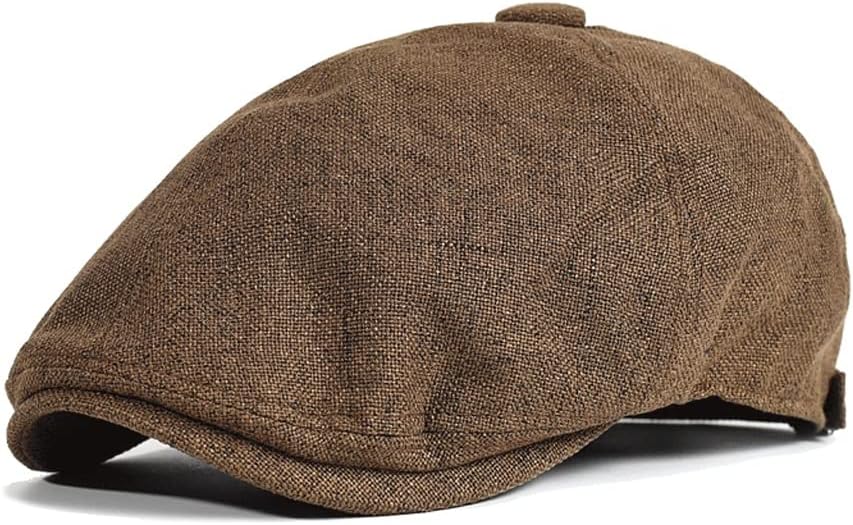 VIDI Men's Berets Outdoor Breathable Newsboy Cap Spring Flat Hats Solid Duckbill Vintage Hat Women