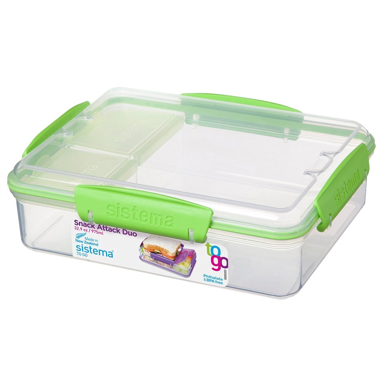 Buy Sistema To Go Collection Snack Attack Duo Food Storage Container