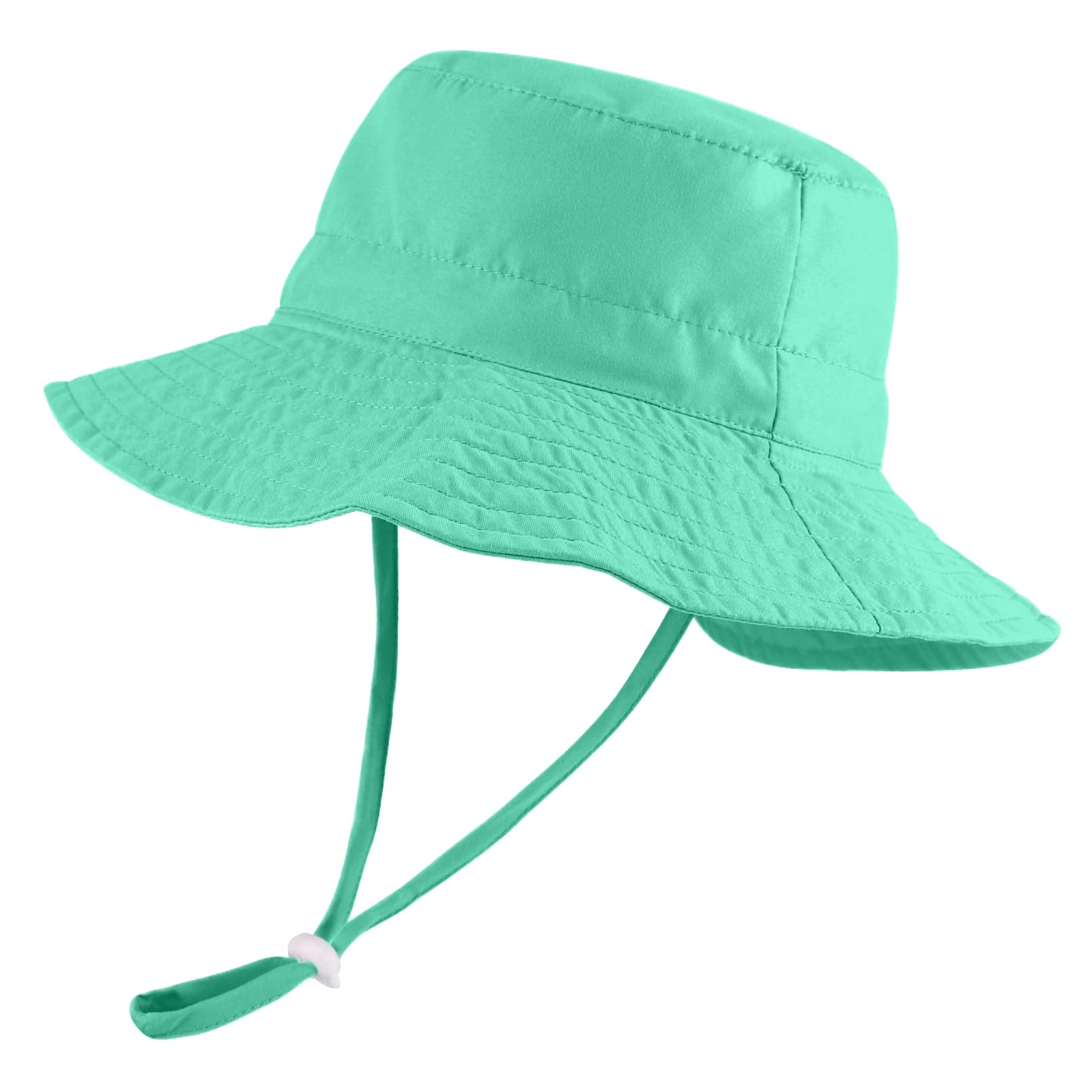 LACOFIA Sombrero de Sol para bebé niño Ajustable Gorro Verano de Pescador para niños ala Ancha para Exteriores/natación/Playa/Piscina