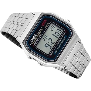 Amazon.co.jp: Casio Retro A158WEA-1EF Herren Mens Unisex Uhr