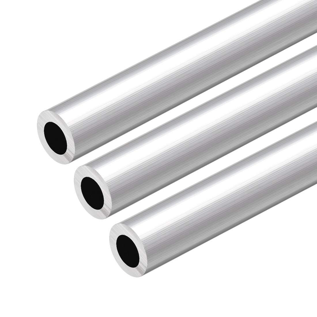 Tube aluminium 6063 uxcell 18mm extérieur 10mm intérieur longueur 300mm