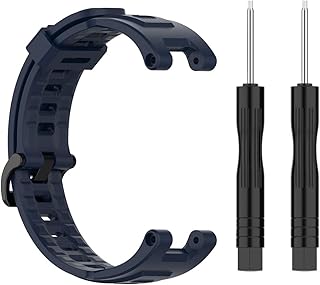 CUCUDAI Pulseiras de relógio amazfit Pro compatíveis com pulseiras esportivas de silicone macio para substituição para relógio amazfit Pro ProSmart acessórios para mulheres e homens