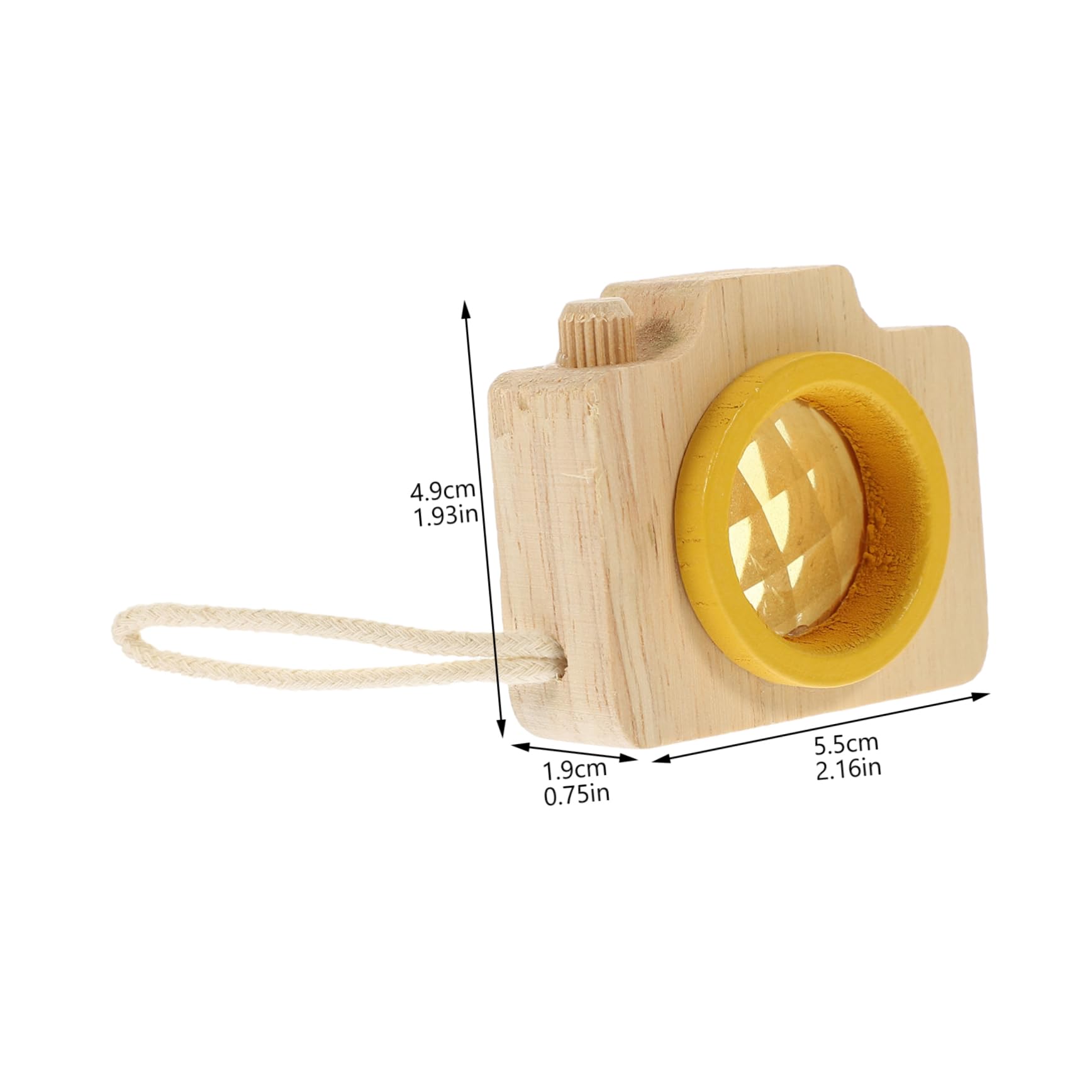 YARNOW Decorative Kaleidoscope for Educational Wooden Kaleidoscope Camera Plaything for Ages Fosters Creativity and Imagination and Easy to Use