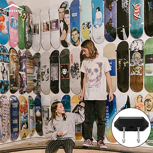 HOUSTASK Skateboard Wall Mount Skateboard Hanger for Skateboard Deck