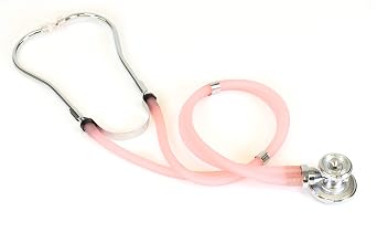 Primacare DS-9295-PK 30 Sprague Rappaport Style Stethoscope for Doctors, Nurses and Medical Students, First Aid Professional Dual Head Cardiology Kit for Men, Women and Pediatric, Pink
