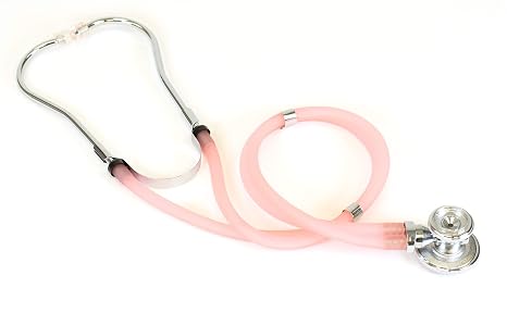 Primacare DS-9295-PK 30 Sprague Rappaport Style Stethoscope for Doctors, Nurses and Medical Students, First Aid Professional Dual Head Cardiology Kit for Men, Women and Pediatric, Pink