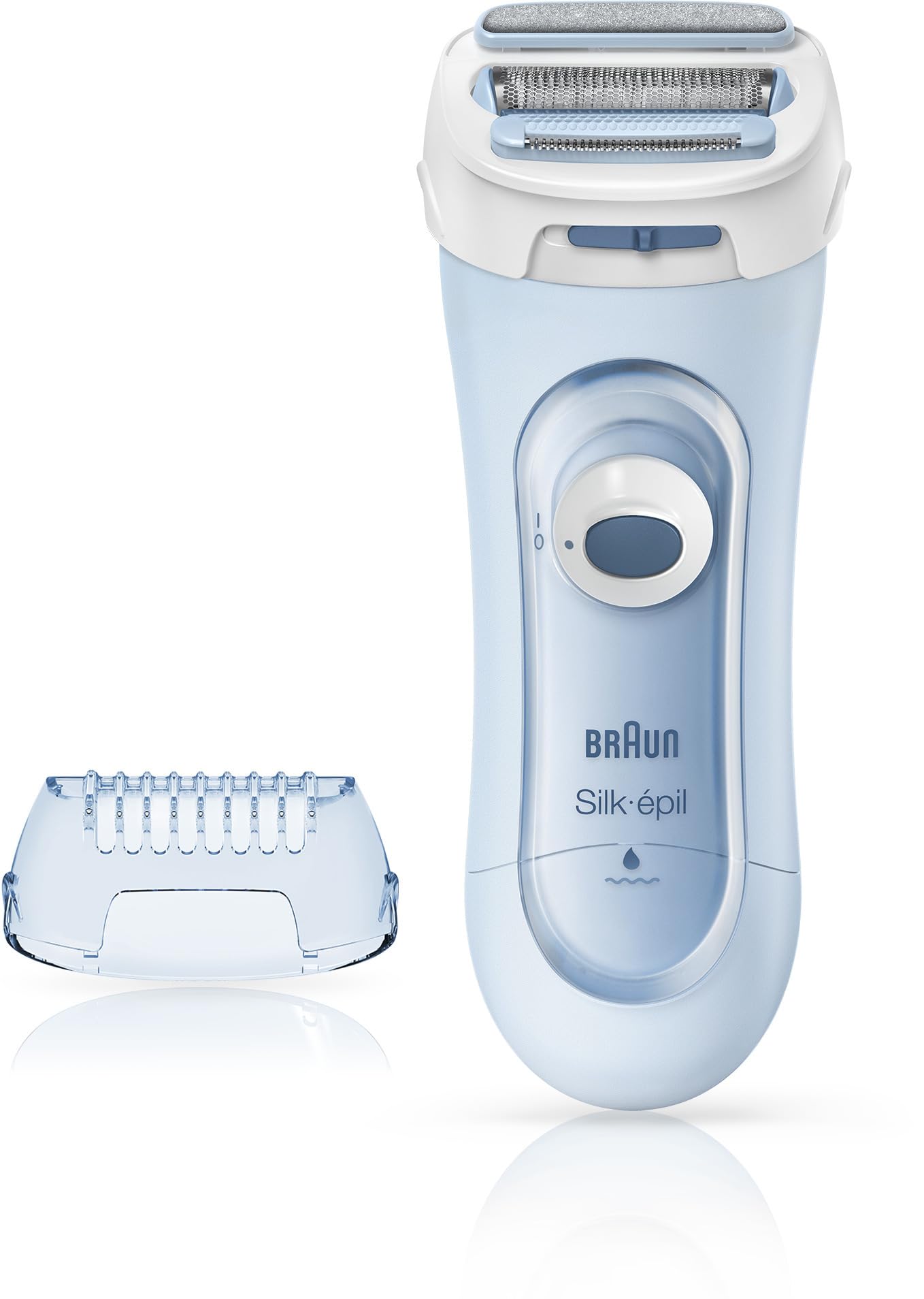 Braun LS5160 Silk-épil Rasoio Donna Wet & Dry senza Fili con 3 Accessori