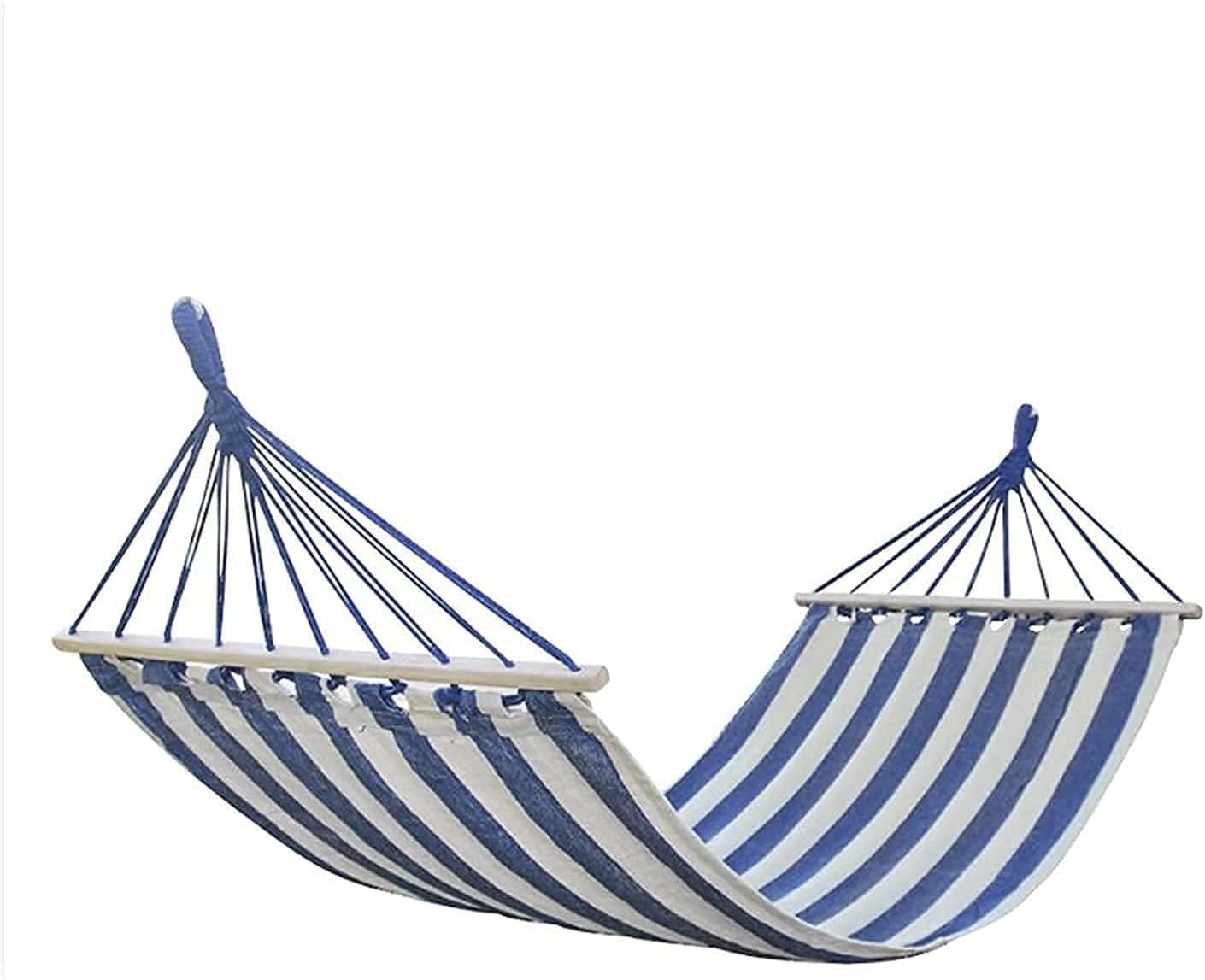 Portable Portable Camping Hammock with Wood Spreader Bar