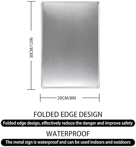 Miniatura 2 de Frosty's Snowflake Cafe Letrero divertido de Navidad de metal para hombre, fiesta de cueva, granja, Navidad, decoración de pared retro, 8 x 12