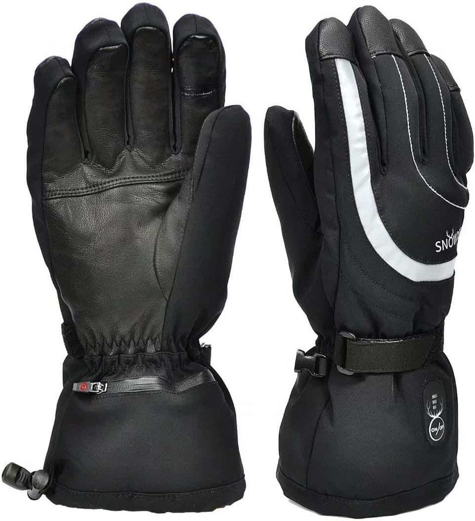 guanti da sci riscaldati per uomo