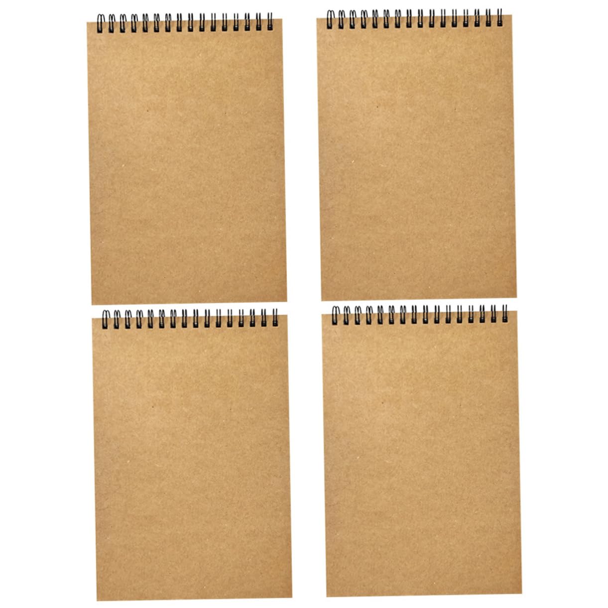 SHINEOFI 4pezzi Notebook Spirale Cartone Di Quaderni Per Appunti Per Studenti e Ufficio Copertina Robusta e Spessa Organizza Le Tue Idee Con Stile