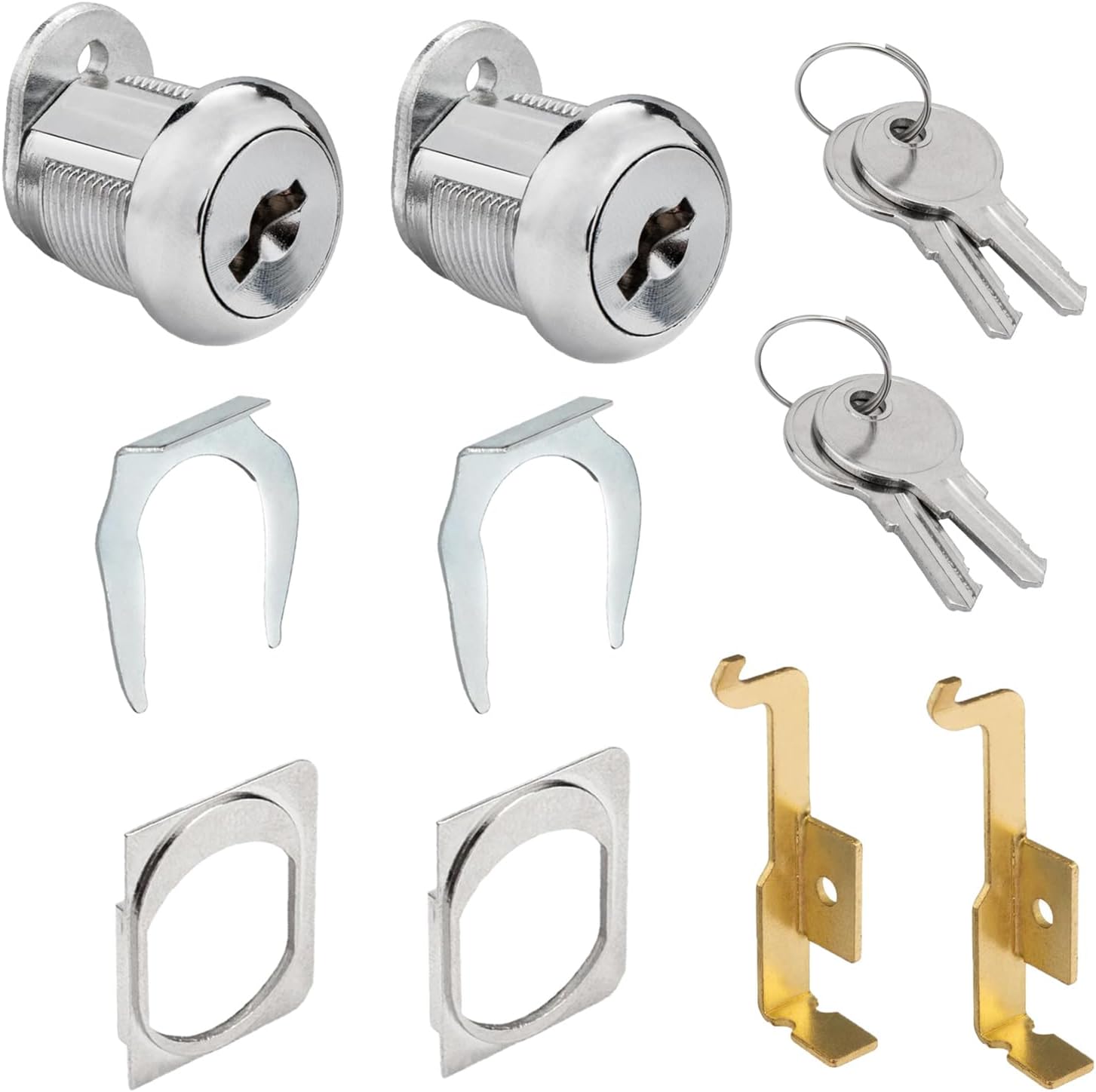 File Cabinet Lock Replacement Kit for HON F24 & F28(2185),Drawer File Cabinet Lock Key Kit,2 Pack