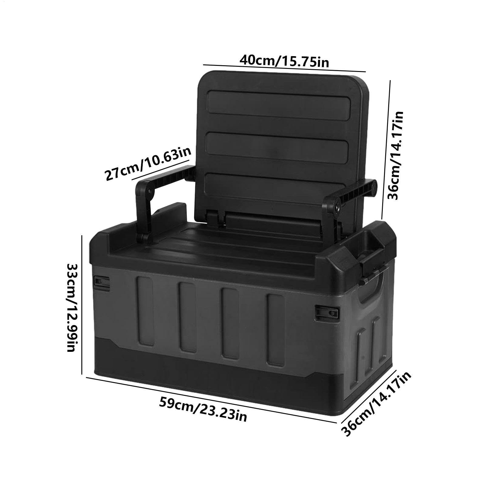 Angelgerät-Box,Faltbarer Outdoor-Organizer Für Die Angelaufbewahrung 3-in | 1-Auto-Doppelschicht-Zubehör