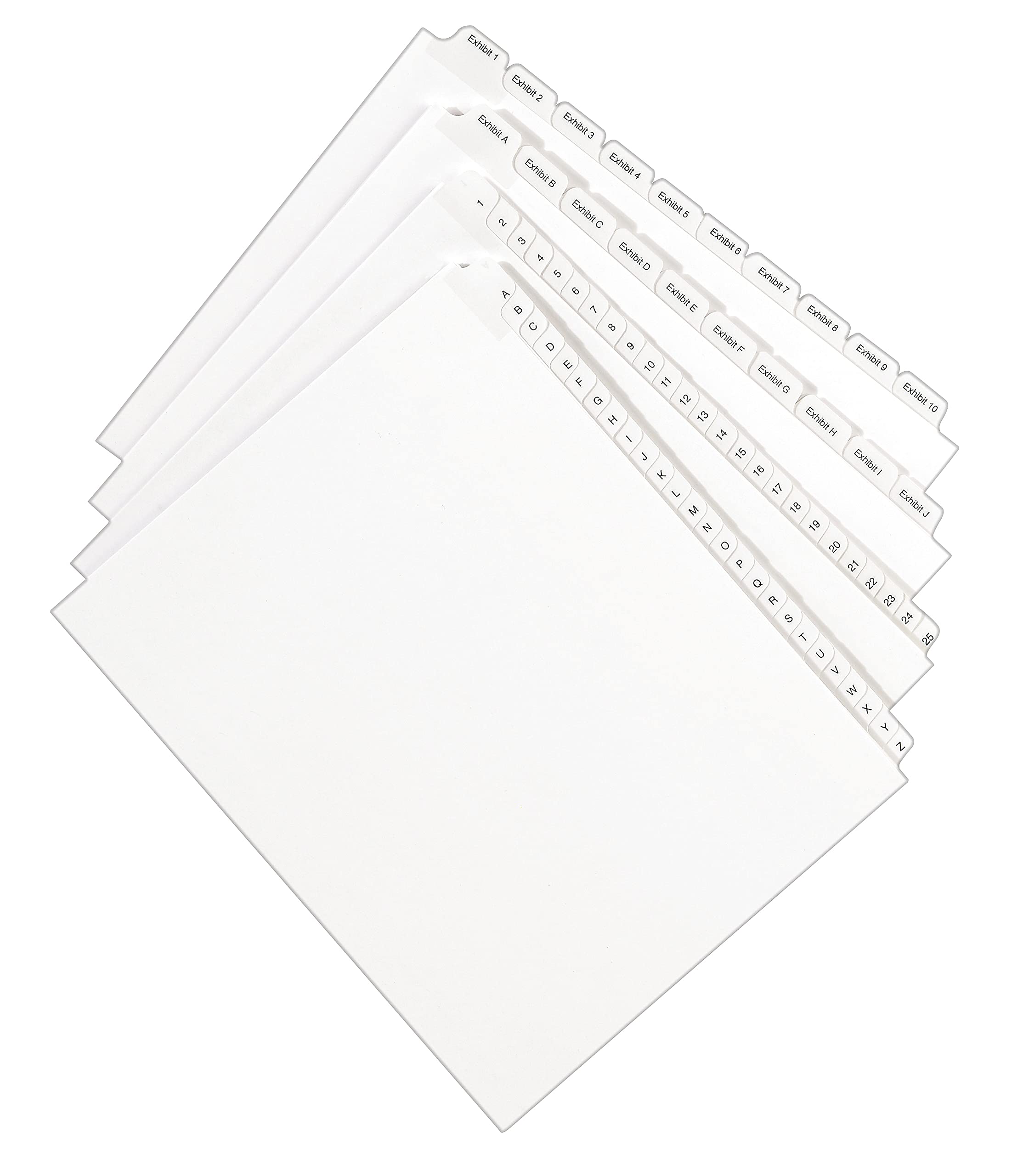Avery 01705 Allstate-Style Divider, Side Tabs 101-125, Letter Size, White, 25/ST - Image 5