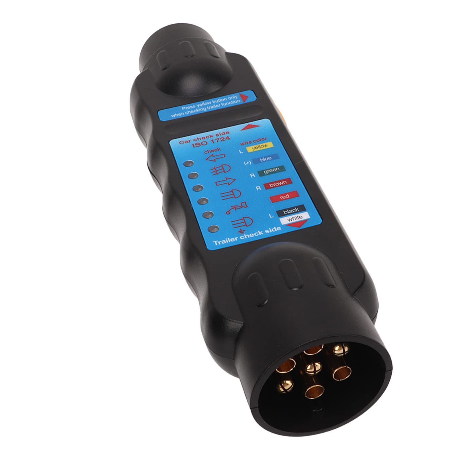 12V 7pin światła holownicze przyczepy okablowanie Tester obwodów gniazdo wtykowe narzędzie diagnostyczne do przyczep kempingowych przyczepy kempingowe przewoźnicy