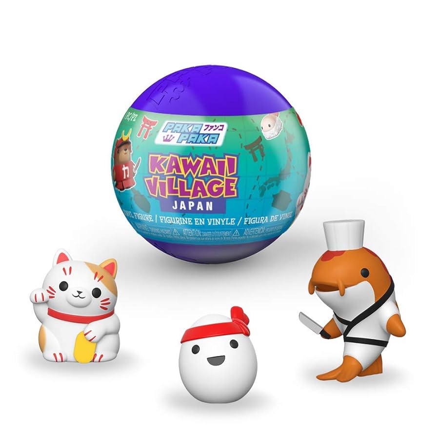 Amazon.com: Funko Paka Paka: Kawaii Village Japan - Blind Capsule, One Mystery Figure, Multicolor : Toys & Games