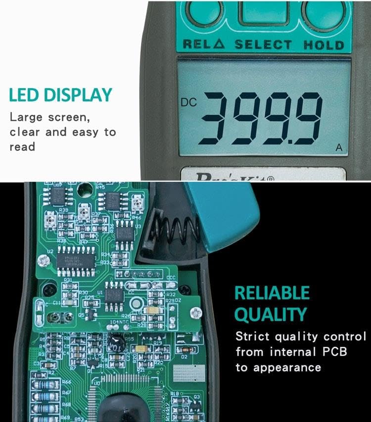 Amazon.co.jp: Pro'sKit MT-3109 AC/DC デジタルクランプメーター