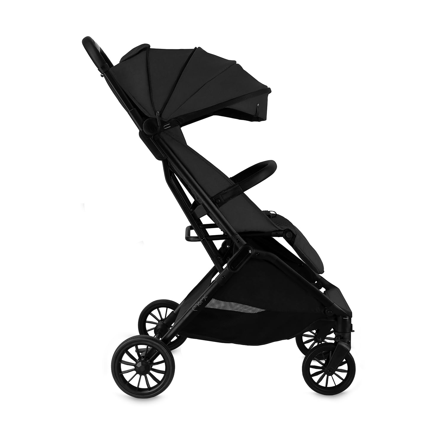 MoMi ANDREA Poussette Compacte Pliage Automatique Jusqu'à 22 kg | Harnais 5 Points, Roues EVA Increvables, Capote UPF 50+, Sac à Dos, Porte-Gobelet, Moustiquaire et Habillage Pluie