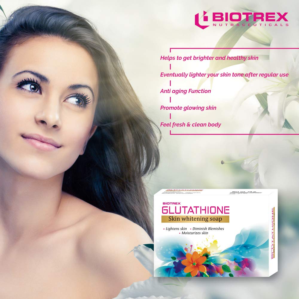 biotrex glutathione skin whitening soap review Buy Biotrex Nutraceuticals Glutathione Skin Whitening Soap - 75gm Combo  Pack of 3 Online at Low Prices in India