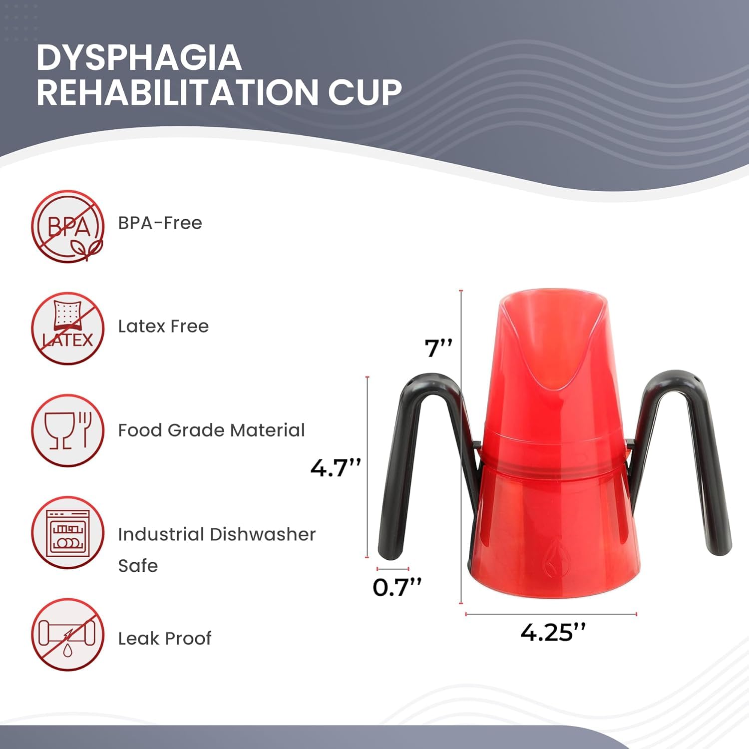 Adjustable Dysphagia Cup by RiJe by RiJe