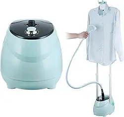 Passadeira a Vapor Vertical Profissional 1800W com 10 Modos, Tanque Transparente 1.8L - Steamer para Roupas, Vaporizador de Roupas 220V, Desamassador de Roupa Eficiente para Todos Tecidos