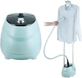 Passadeira a Vapor Vertical Profissional 1800W com 10 Modos, Tanque Transparente 1.8L - Steamer para Roupas, Vaporizador de Roupas 220V, Desamassador de Roupa Eficiente para Todos Tecidos