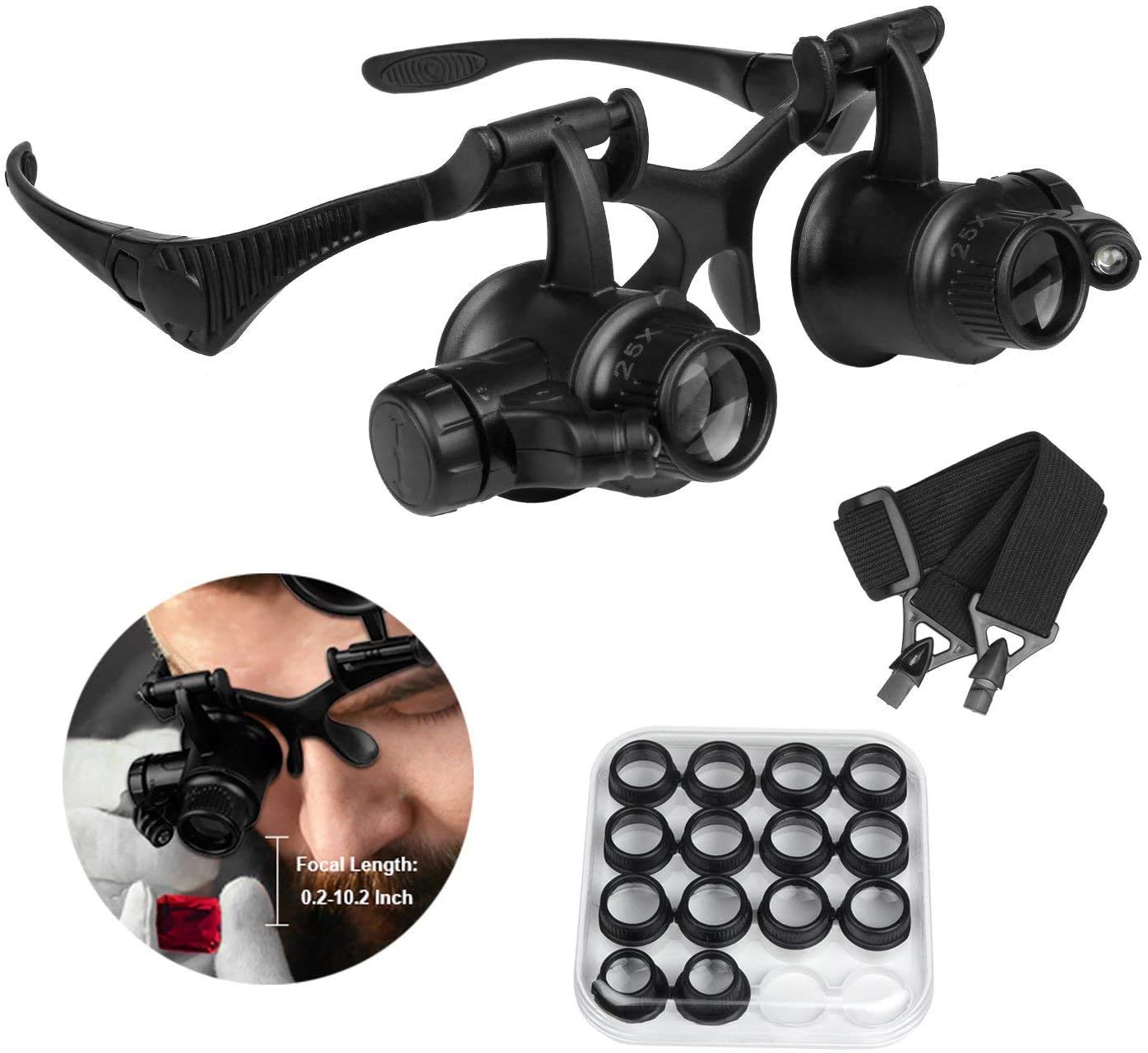 Lente D'ingrandimento Per Occhiali 10X Con Clip Lente D - Foto 6