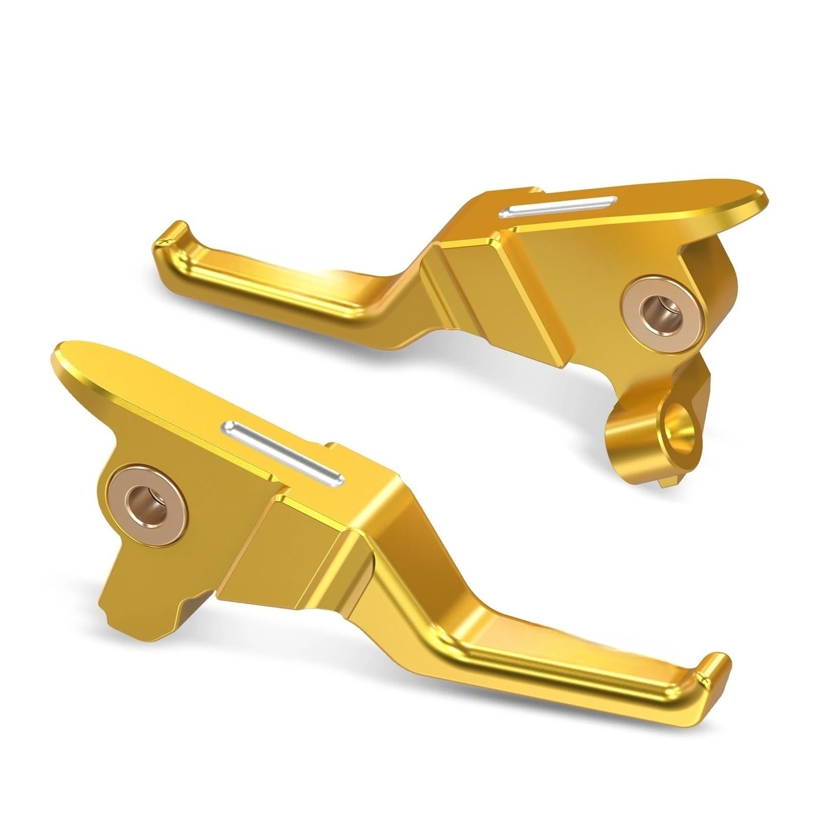Wfsowxdm Golden Motorcycle Levers Brake Clutch Handle Lever For Harley Road Glide Fltrx 2017-2020 Shorty Hand Lever Brake Clutch Levers Street Flhxs King Flhr Electra