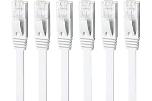 Yauhody CAT 6 Ethernet Cable, High Speed CAT6 Gigabit LAN Network Patch...