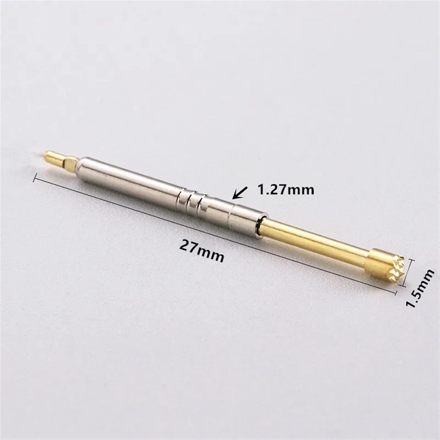 20PCS PH-2H 1.5mm Nine-jaw Plum Blossom Head Spring Test Probe Pin with Expandable Adjustable ICT Thimble