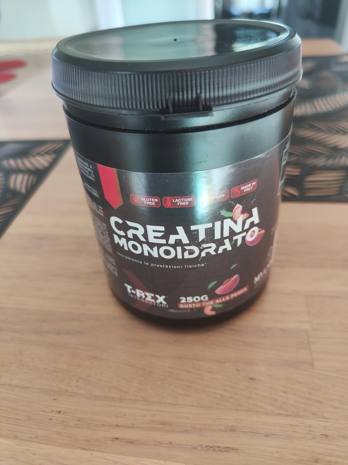 Creatina Monoidrato Micronizzata LA.GA. PHARMA 250g, Neutra, Made In Italy