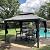 PURPLE LEAF 10' x 12' Hardtop Aluminum Gazebo with Double Metal Roof Heavy Duty Permanent Gazebo for Patio Deck Lawn Garden All Weather Outdoor Pavilion Gazebos, Light Grey