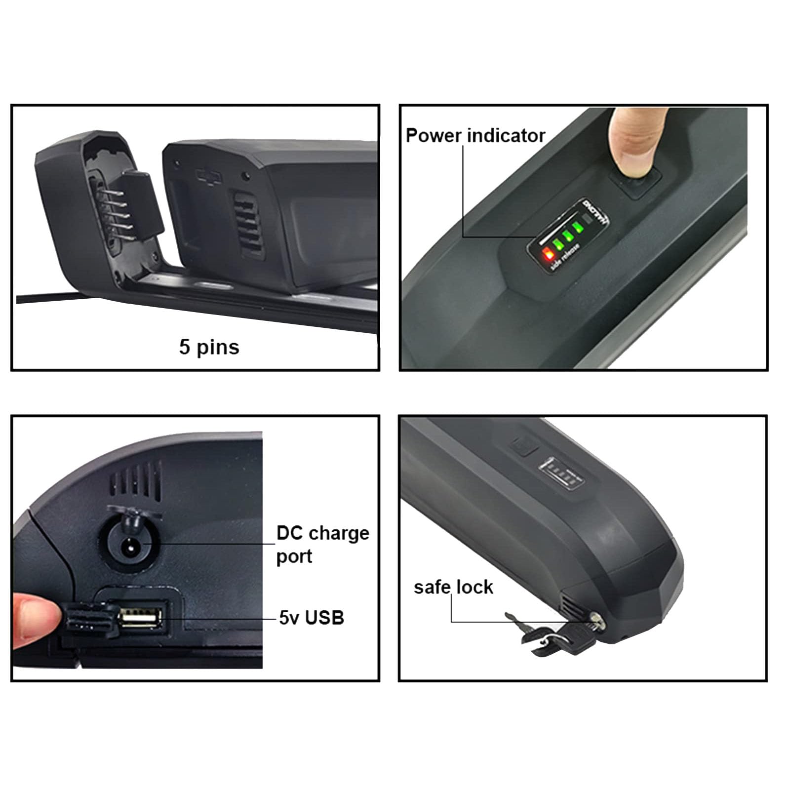 WillQEバイクバッテリー　サイドオープンダウンチューブリチウムバッテリー Amazon.co.jp: WILLQ E-バイクバッテリーサイドオープンダウン