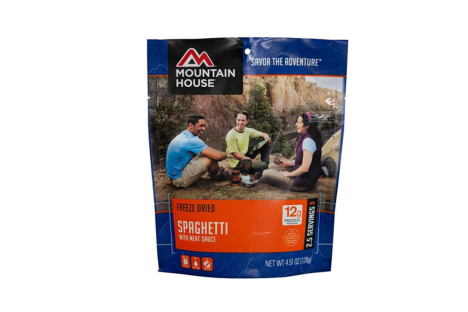 Mountain House Classic Spaghetti with Meat Sauce | Freeze Dried Backpacking & Camping Food