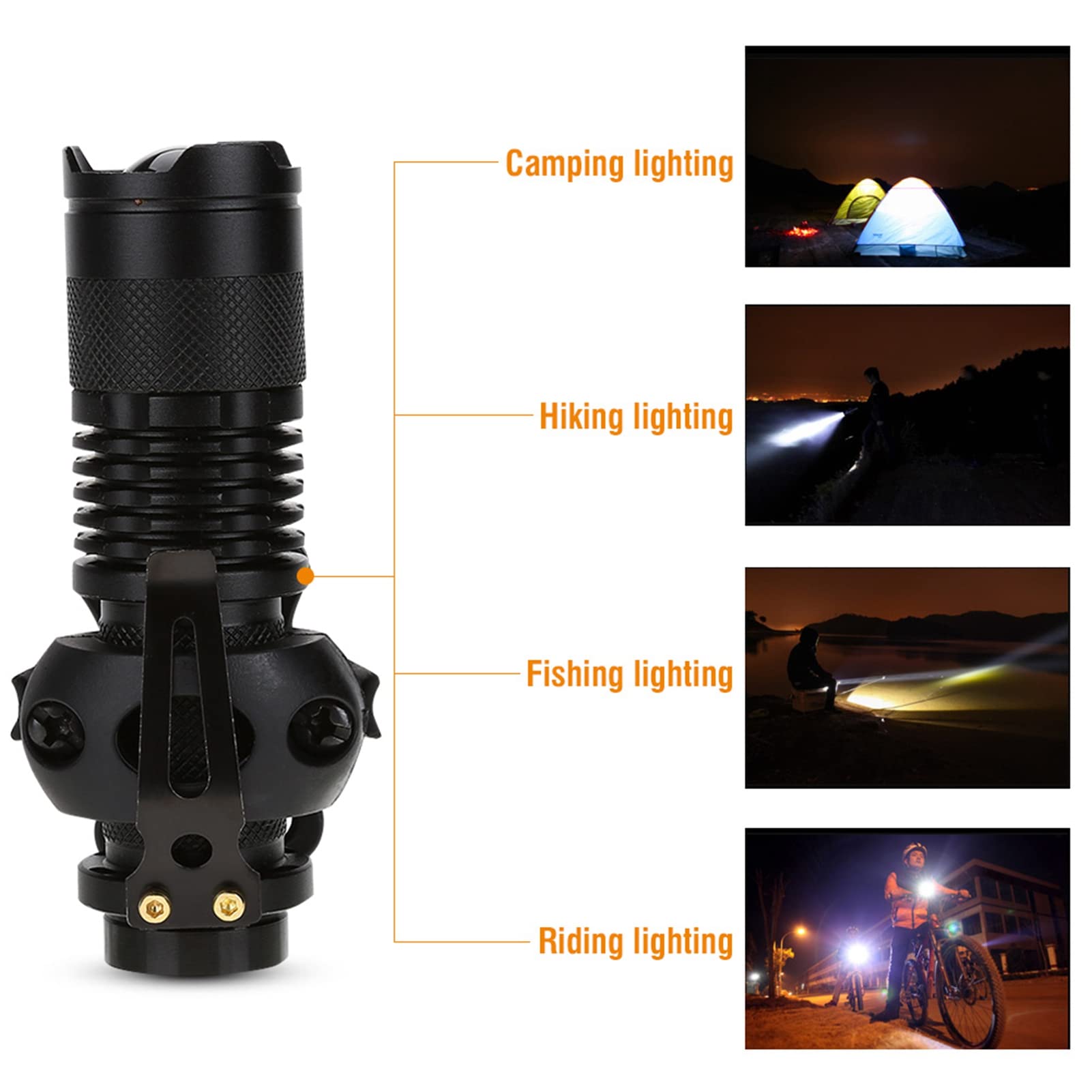 Eveready Led-zaklamp, super heldere zaklamp, ideaal voor noodsituaties, camping en outdoor verlichting, zakzaklamp, 2 stuks