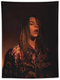 アートタペストリー 白 でも 黒 でも ない 世界 で パンダ は 笑う 主題 歌 ビリー・アイリッシュ タペストリー プリント 絵画 壁アート モダン ホーム装飾 ぶら下がる ポスター 画像 壁の絵 ギフト60"x80"