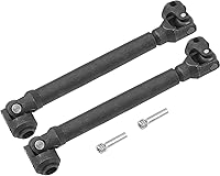 Vista 1 de ShareGoo - 2 piezas de actualización de eje de transmisión universal CVD, compatibles con Axial SCX10 SCX10-II Redcat Gen7 Gen8 RC4WD D90 1/10 RC