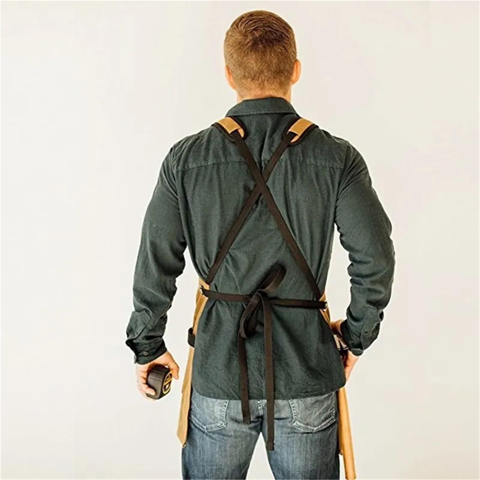 Ferramenta da giardino for garage, grembiule in tela cerata Per Giardino | Grembiule impermeabile da officina, multi tasche, robusto grembiule for attrezzi