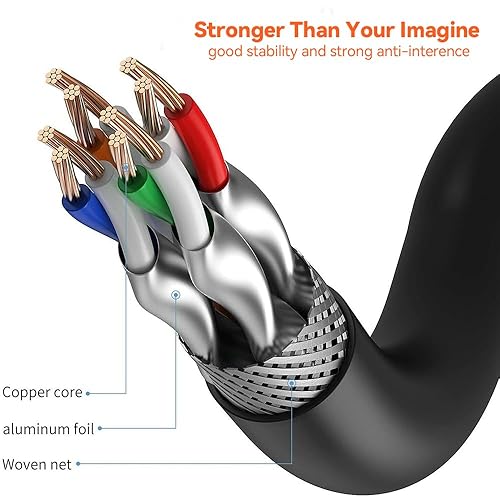 Miniatura 4 de SuperSpeed - Cable de extensión USB 3.0 macho a hembra, adaptador USB de 90 grados, cable extensor para extensión de puerto USB, ángulo izquierdo y