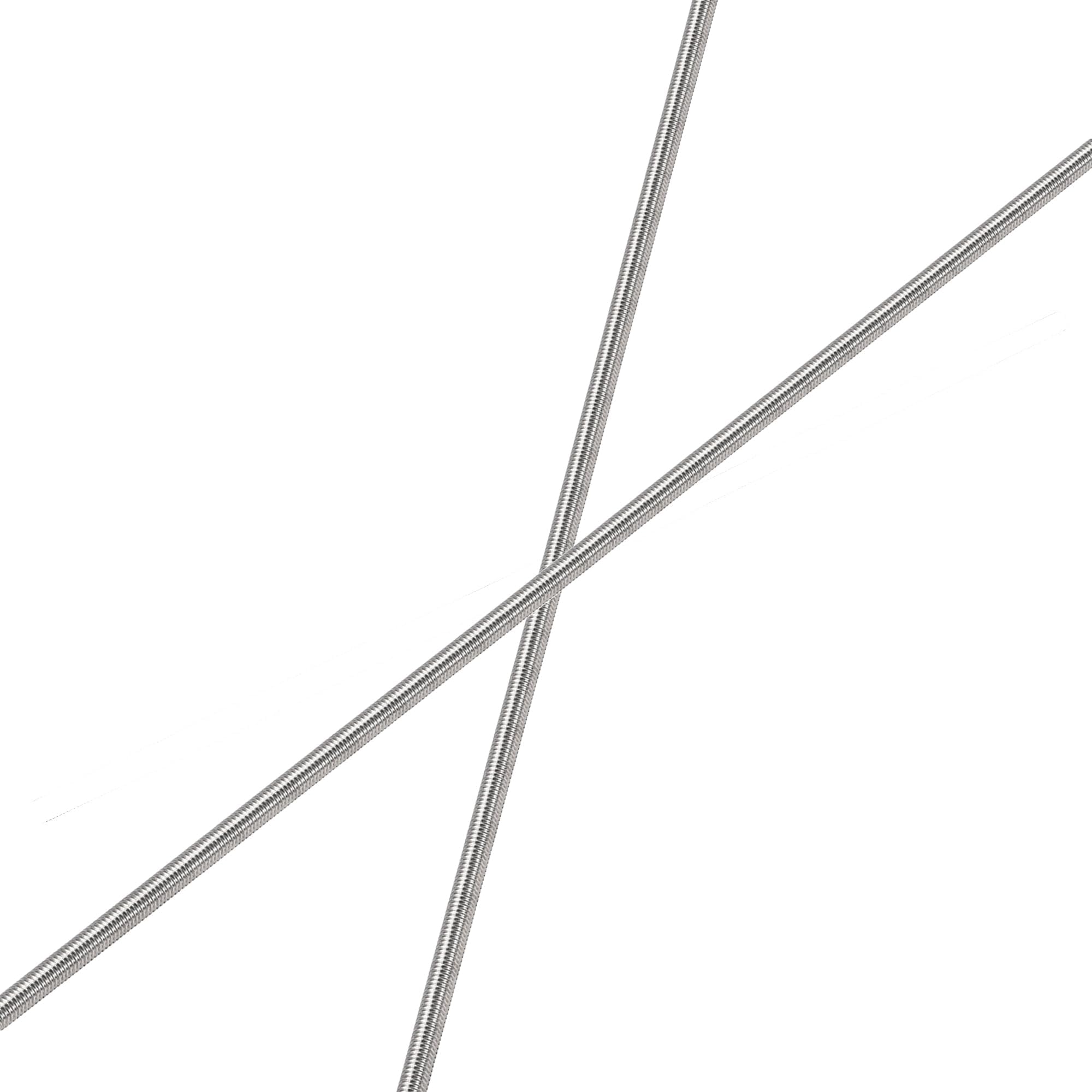 HiPicco M2 x 250mm Fully Threaded Rod, M2-0.4 Thread Pitch, 2 Pack