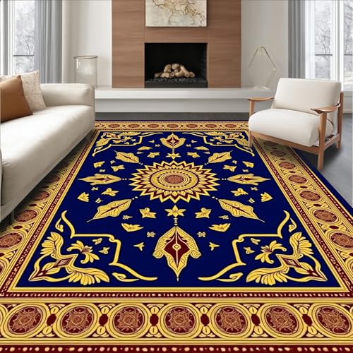 ODIKA Flatwoven High Traffic Area Rug 3x5, Ornate Prayer with