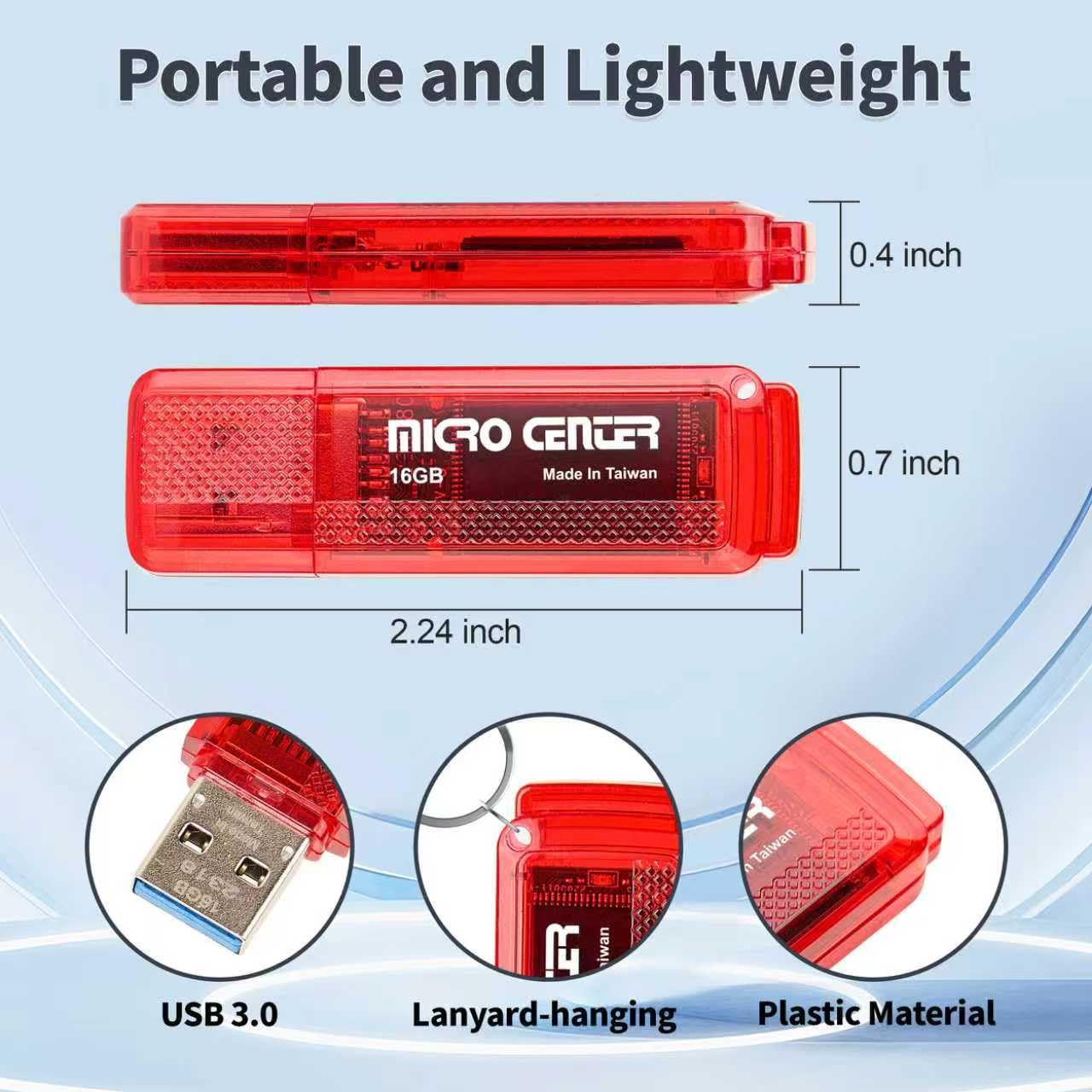 Amazon.co.jp: INLAND Micro Center Super Speed 20パック 16GB USB