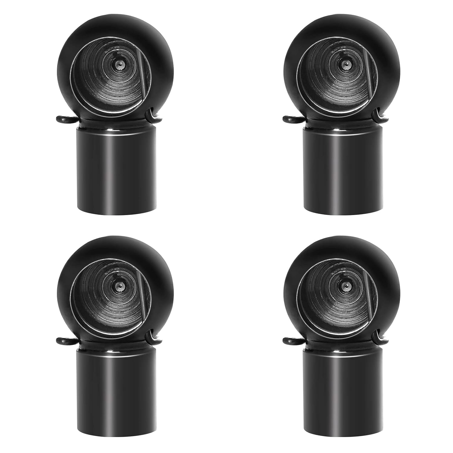 13MM Gas Strut End Fittings with M8 Thread, Carborn Steel Ball Sockets Universal Connector for Lift Supports Gas Shocks Springs, 4Pcs